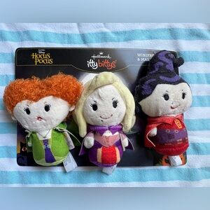 Disney Hocus Pocus Itty Bittys Plush Trio - Orange, Blonde, Purple